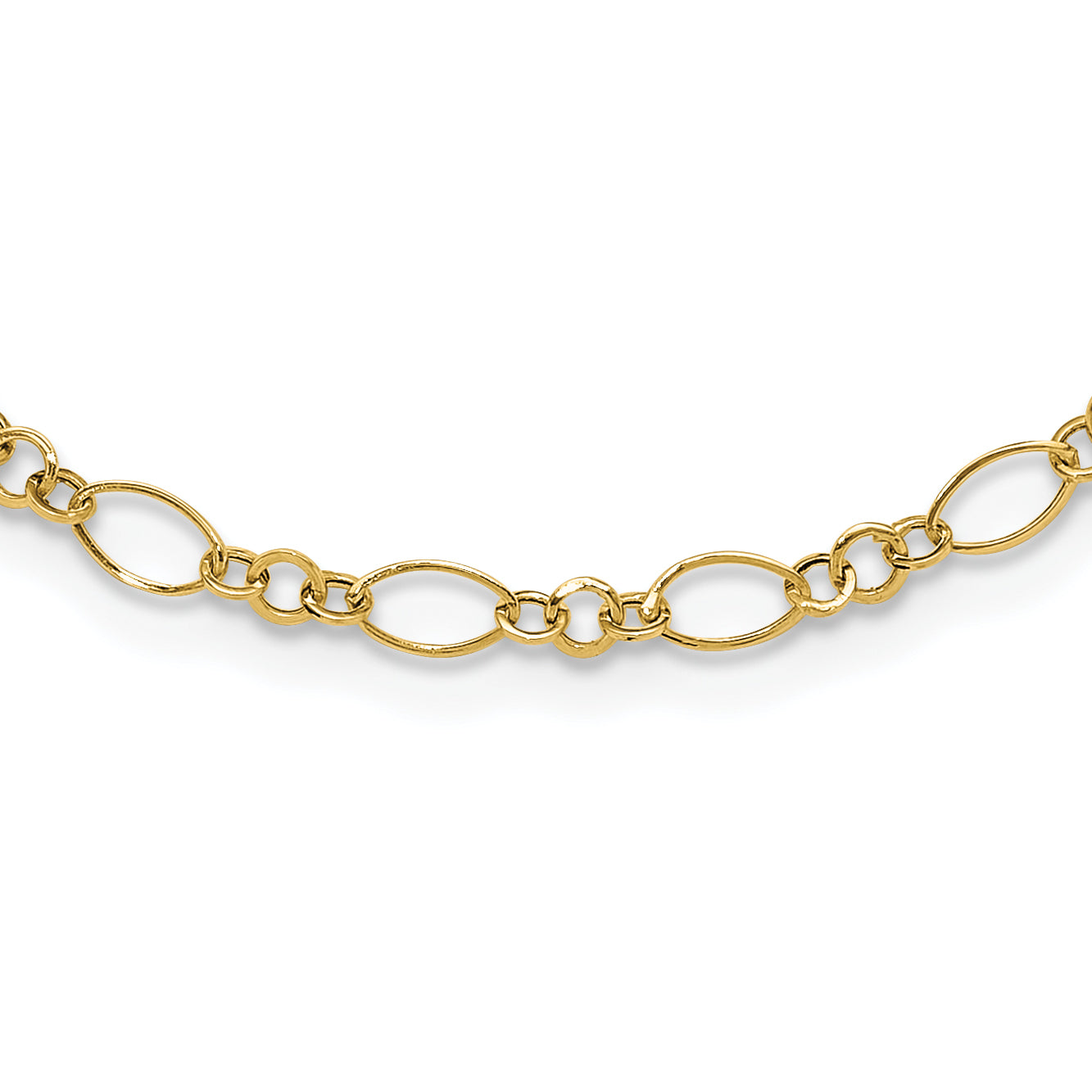 14k Oval Link Necklace