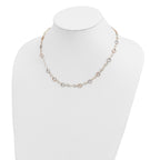 14k Tri-color Circles Necklace
