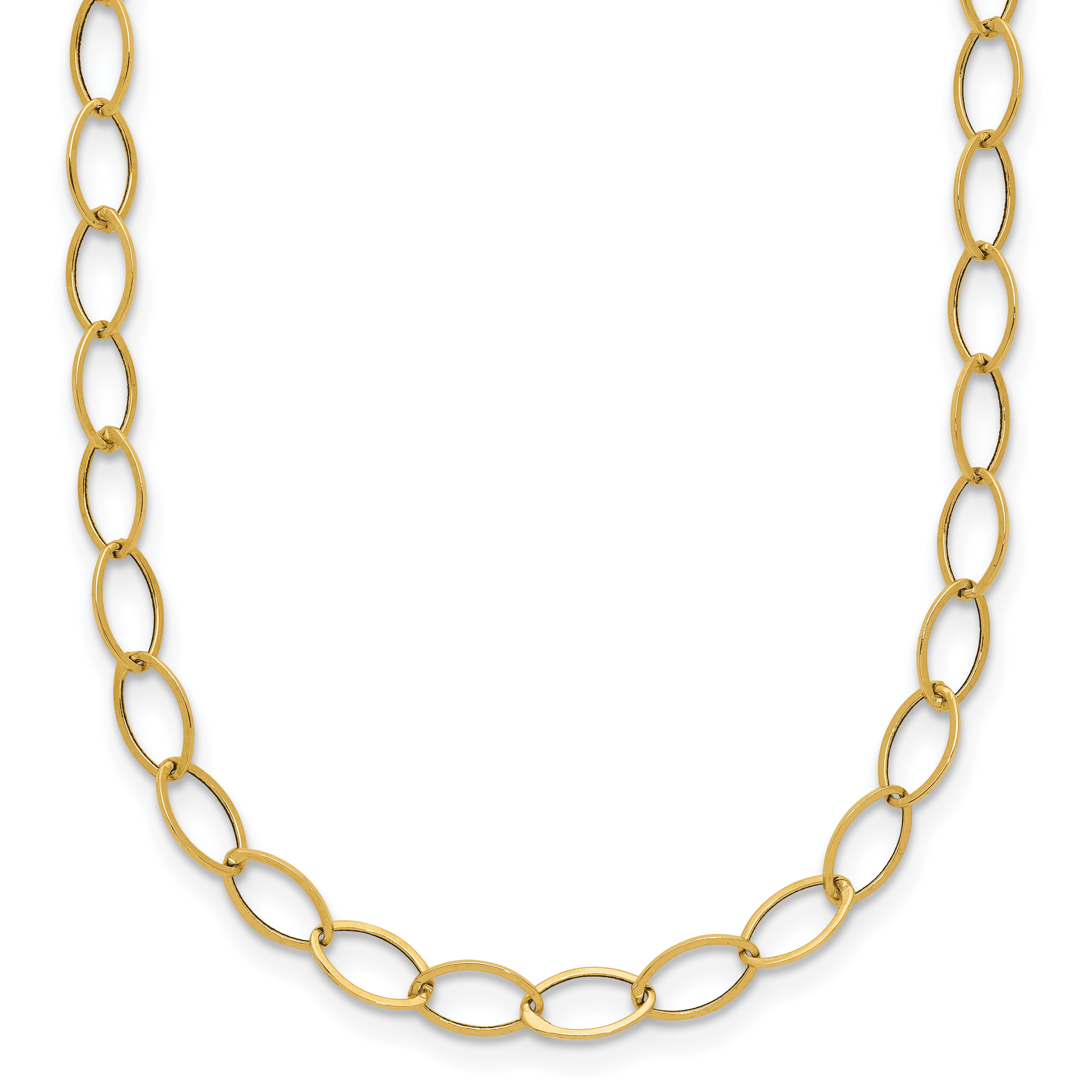 14k Oval Link Necklace Main image
