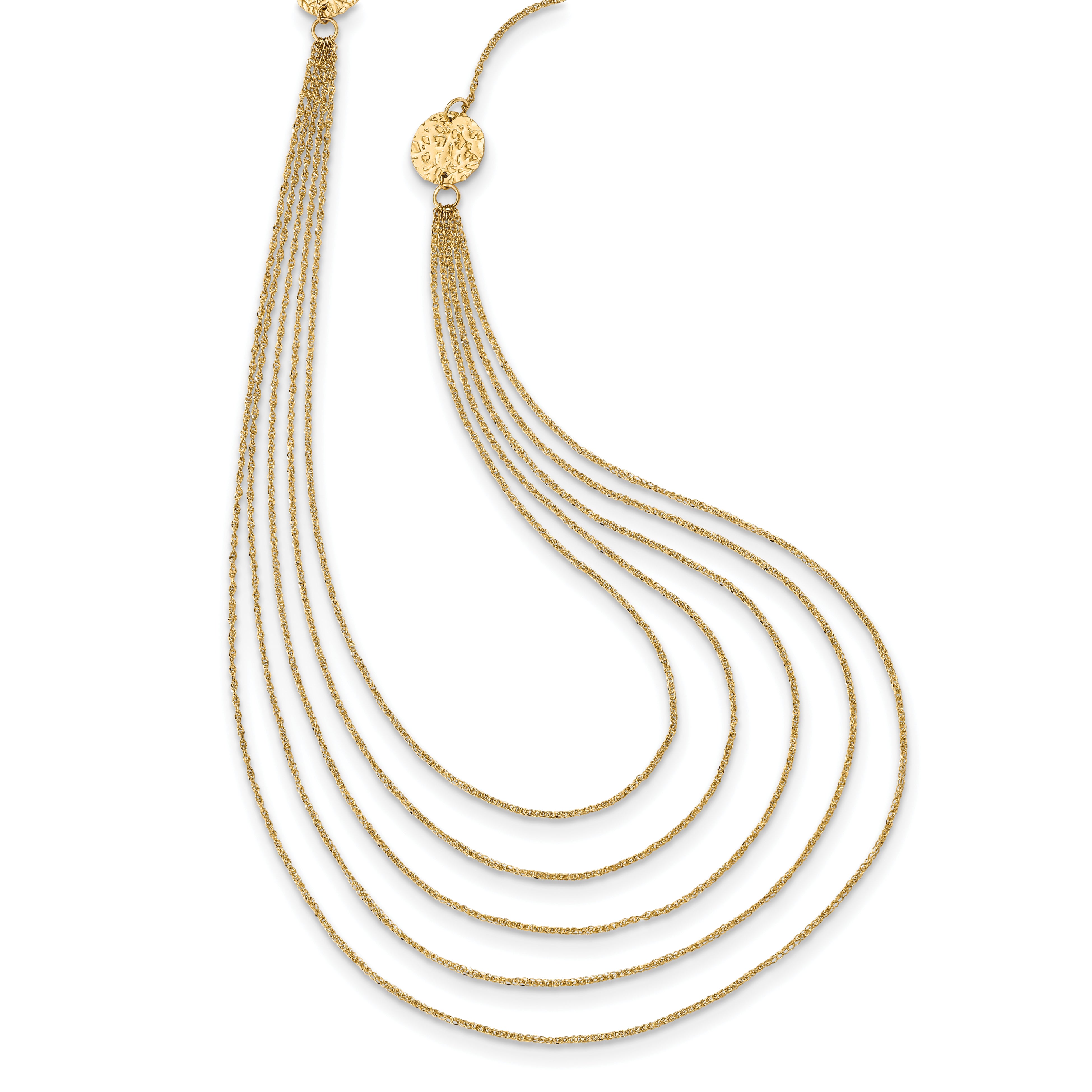 14k Five Strand Necklace