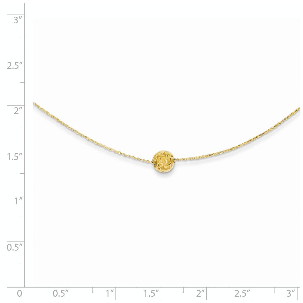 14K Bead Necklace