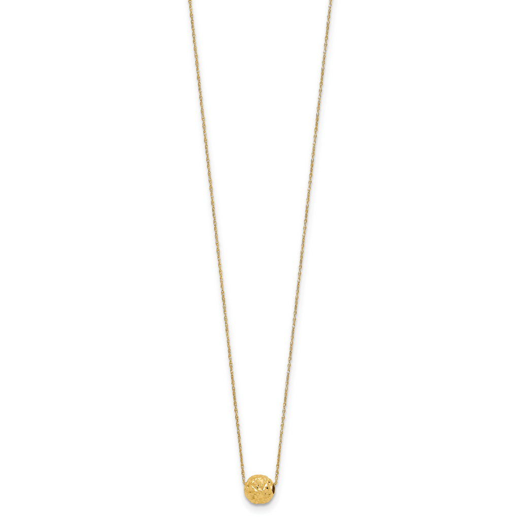 14k Bead Necklace
