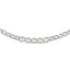 14K White Gold Diamond Cut Necklace