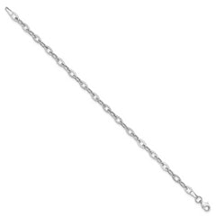 14K White Gold Polished Bracelet