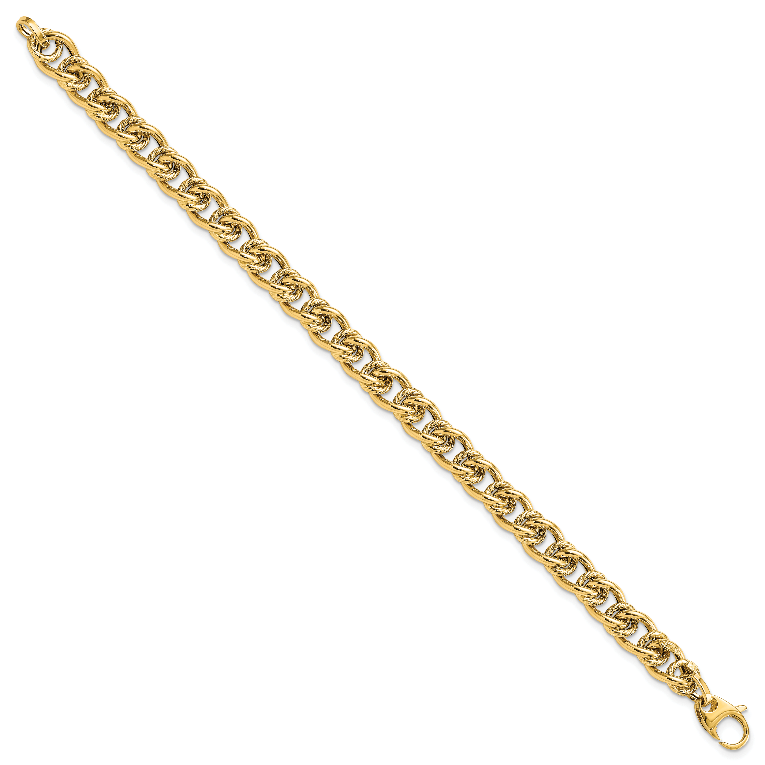 14K Polished Fancy Link Bracelet Secondary image