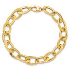 14k Polished Fancy Link Bracelet