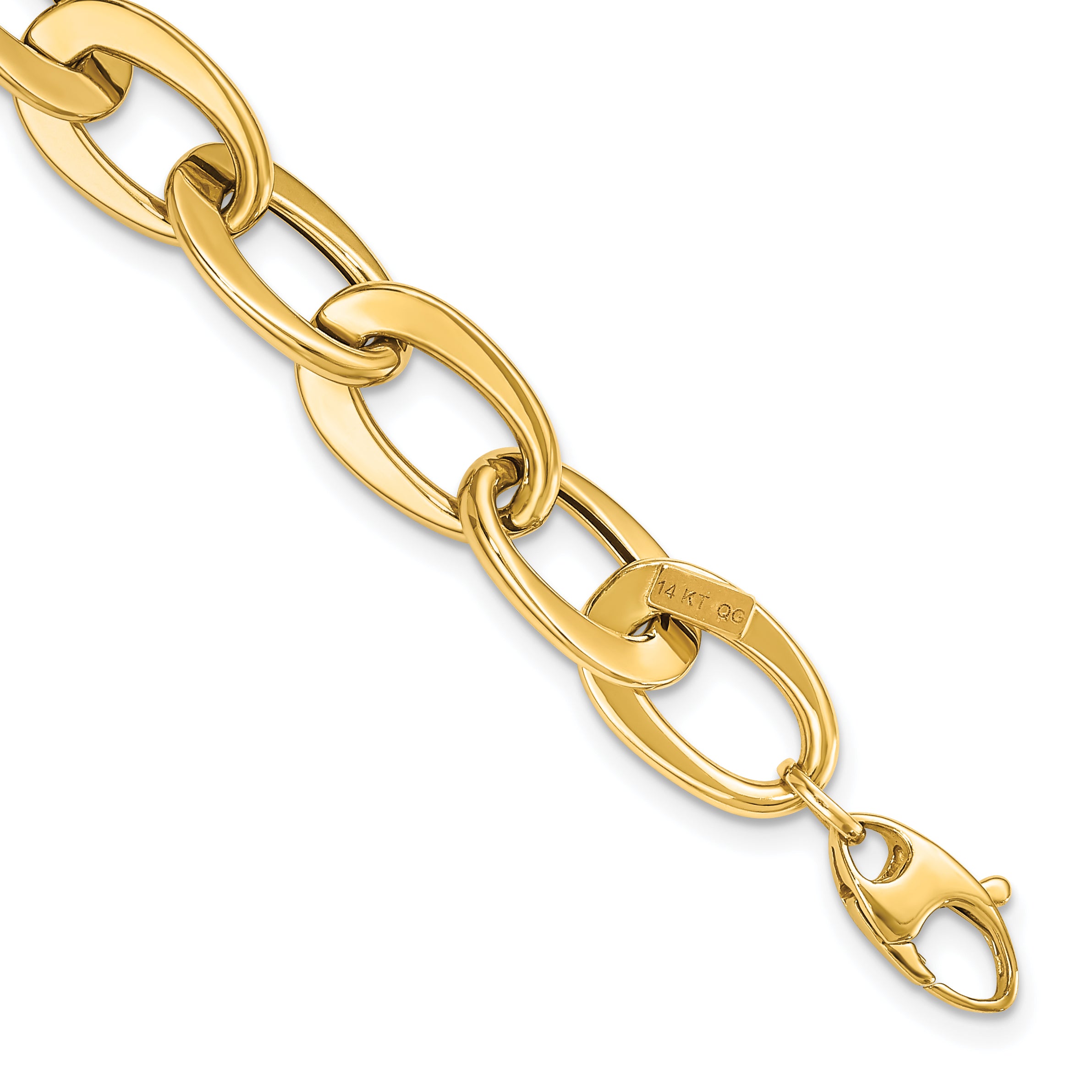 14k Polished Fancy Link Bracelet Main image