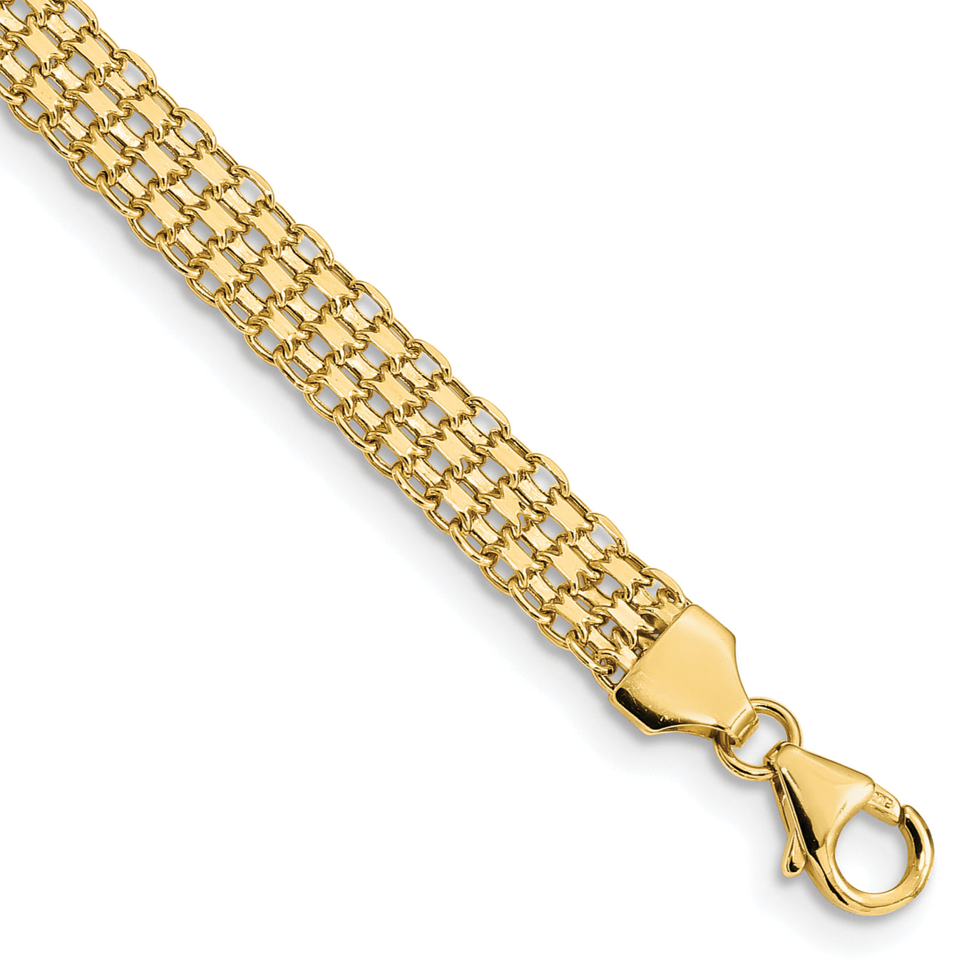 14k Polished Fancy Link Bracelet Main image