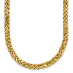 14k Polished Fancy Link Necklace