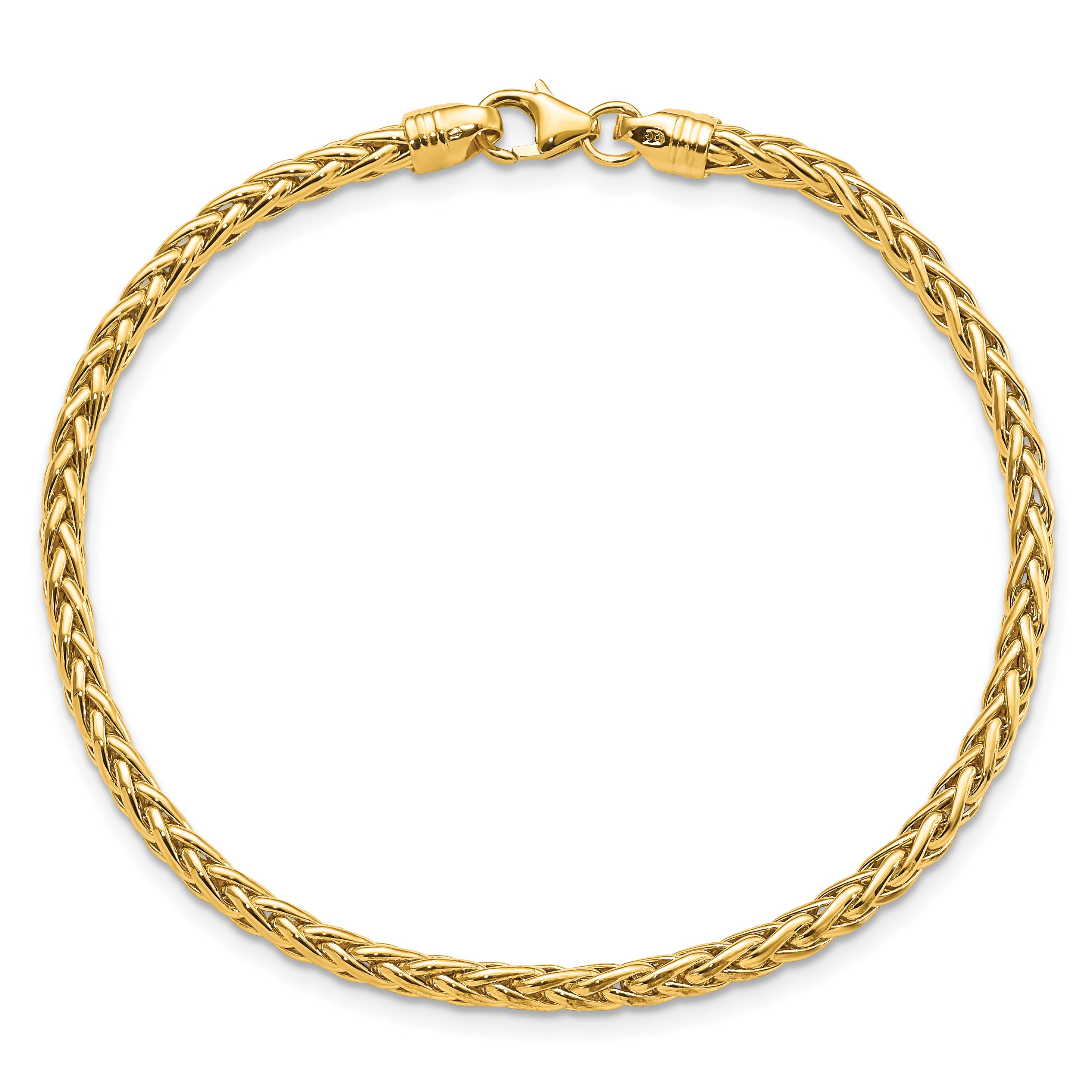 14k Polished Fancy Link Bracelet