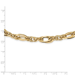 14K Fancy Link 18in Necklace