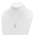 Sophia Jewelers 14K Tri-Color Gold Spiral Pendant Necklace with Polished Finish