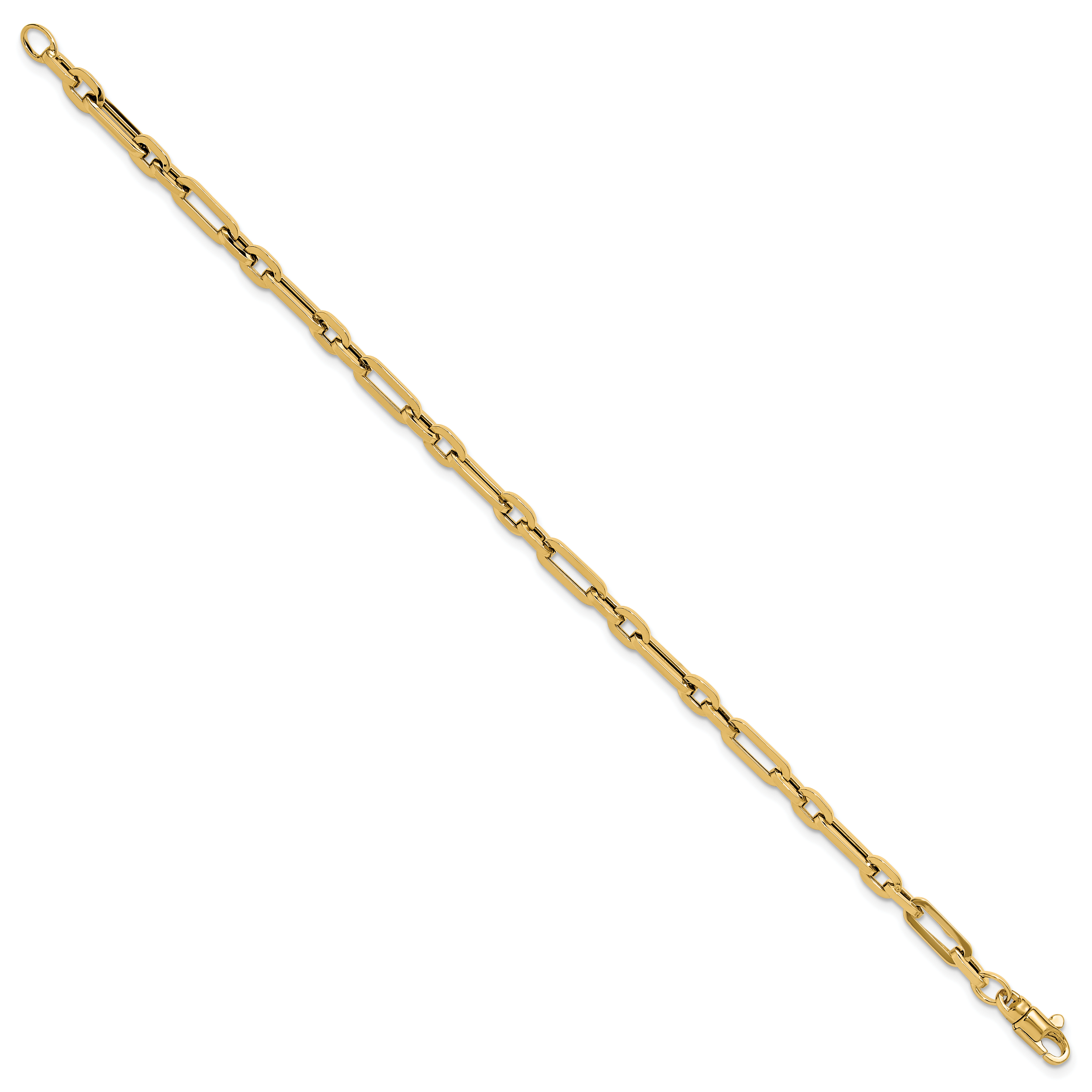 14K Gold Polished Fancy Link Bracelet Secondary image