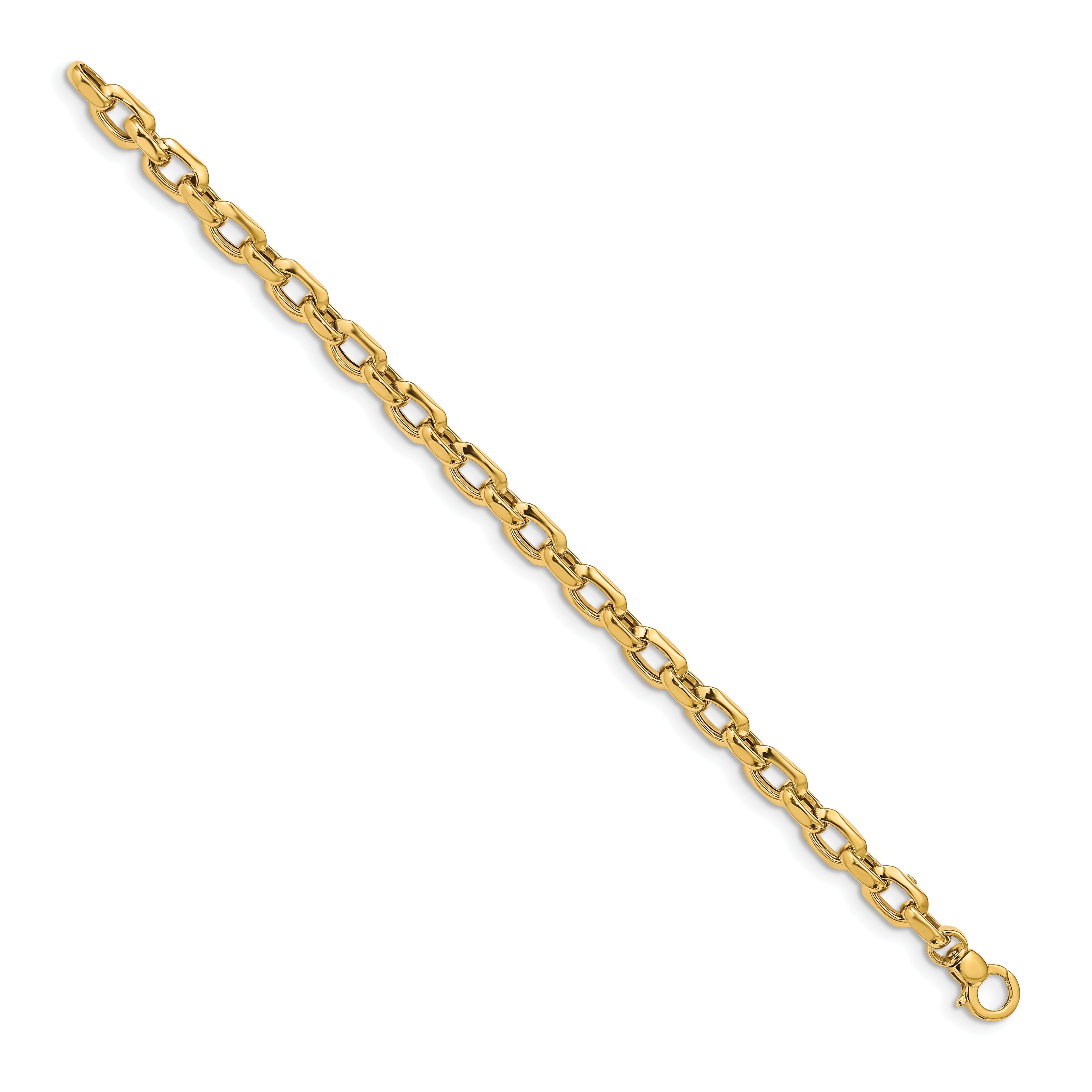 14K Polished Fancy Link Bracelet Secondary image