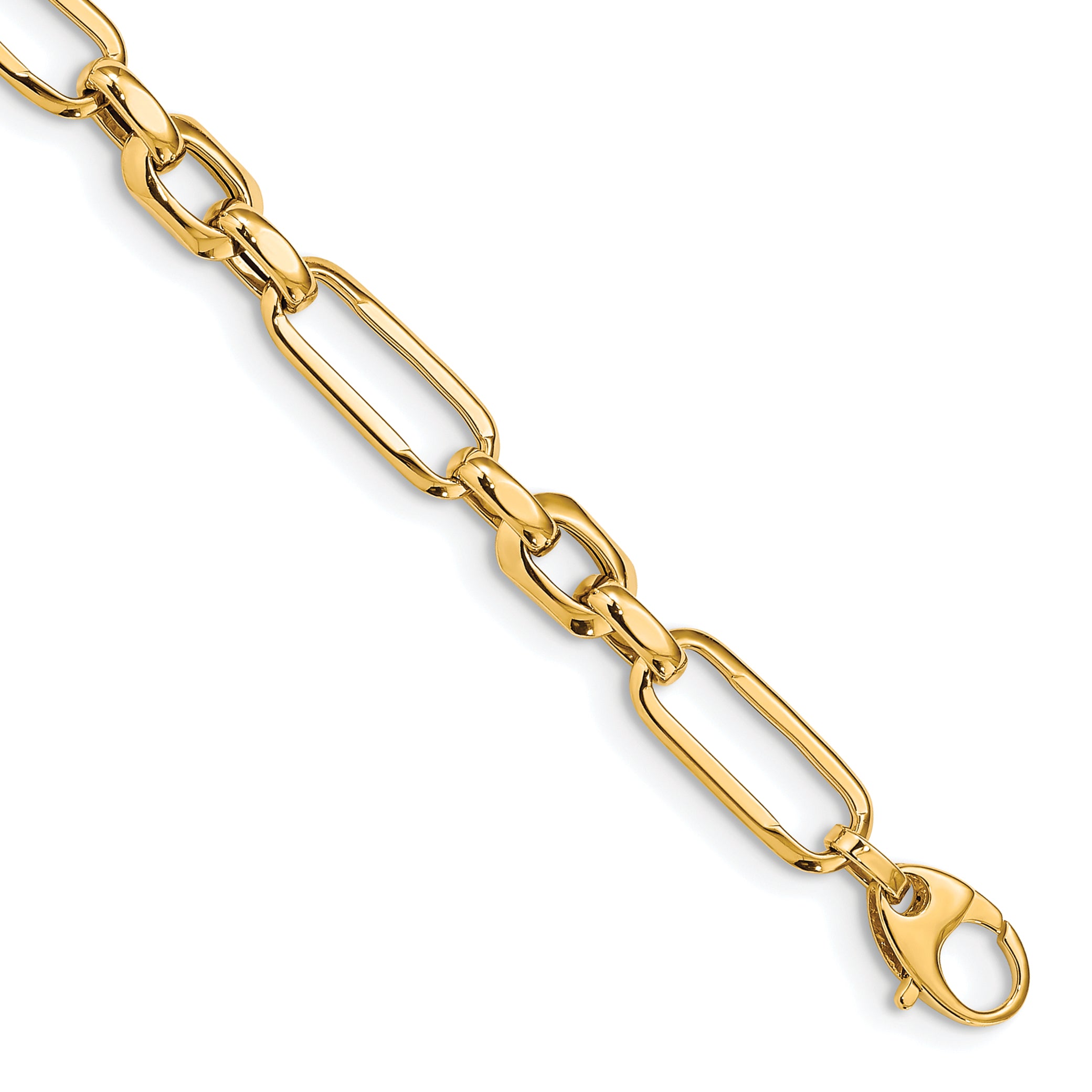 14k Polished Fancy Link Bracelet Main image