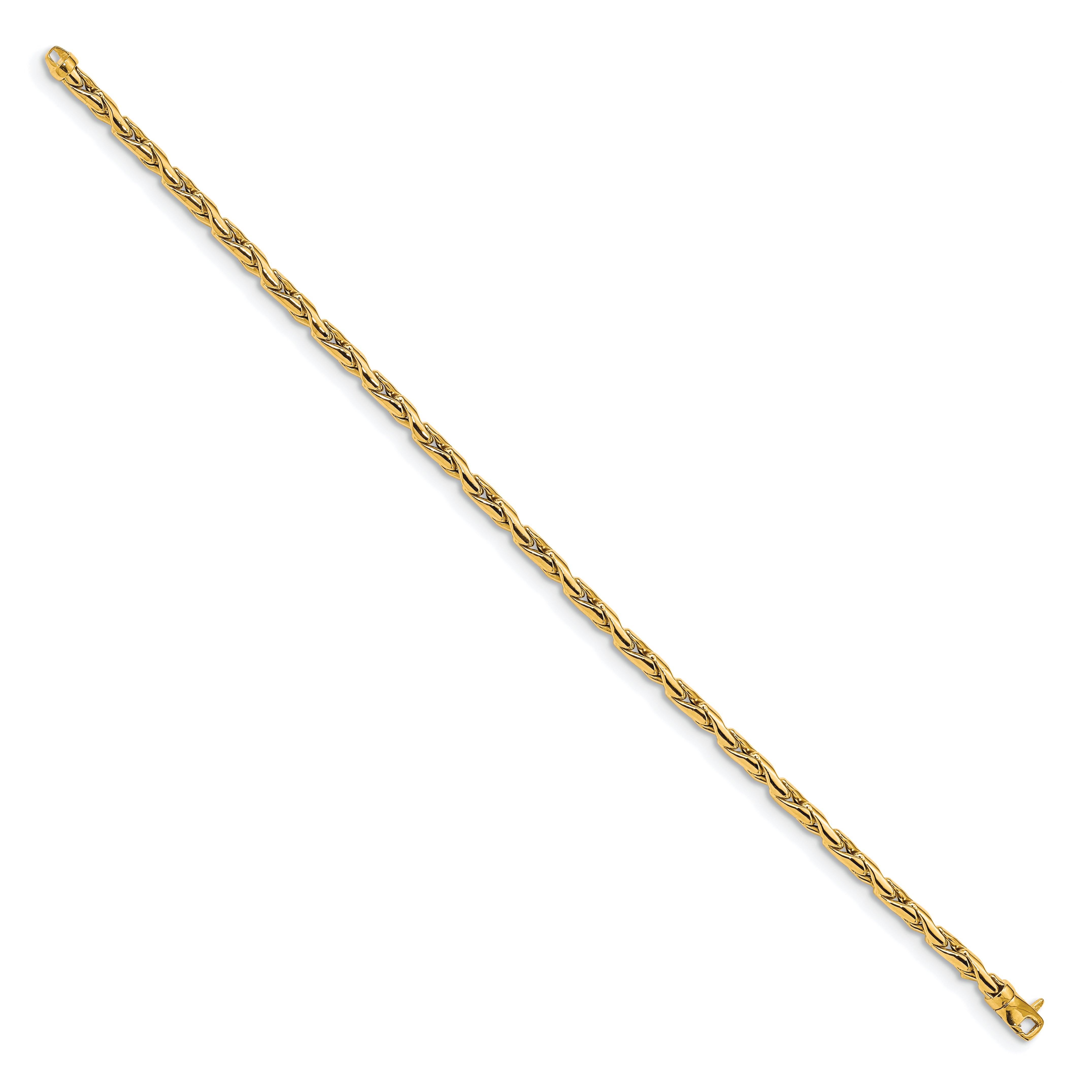 14K 3.25mm Polished Fancy Link Bracelet Secondary image