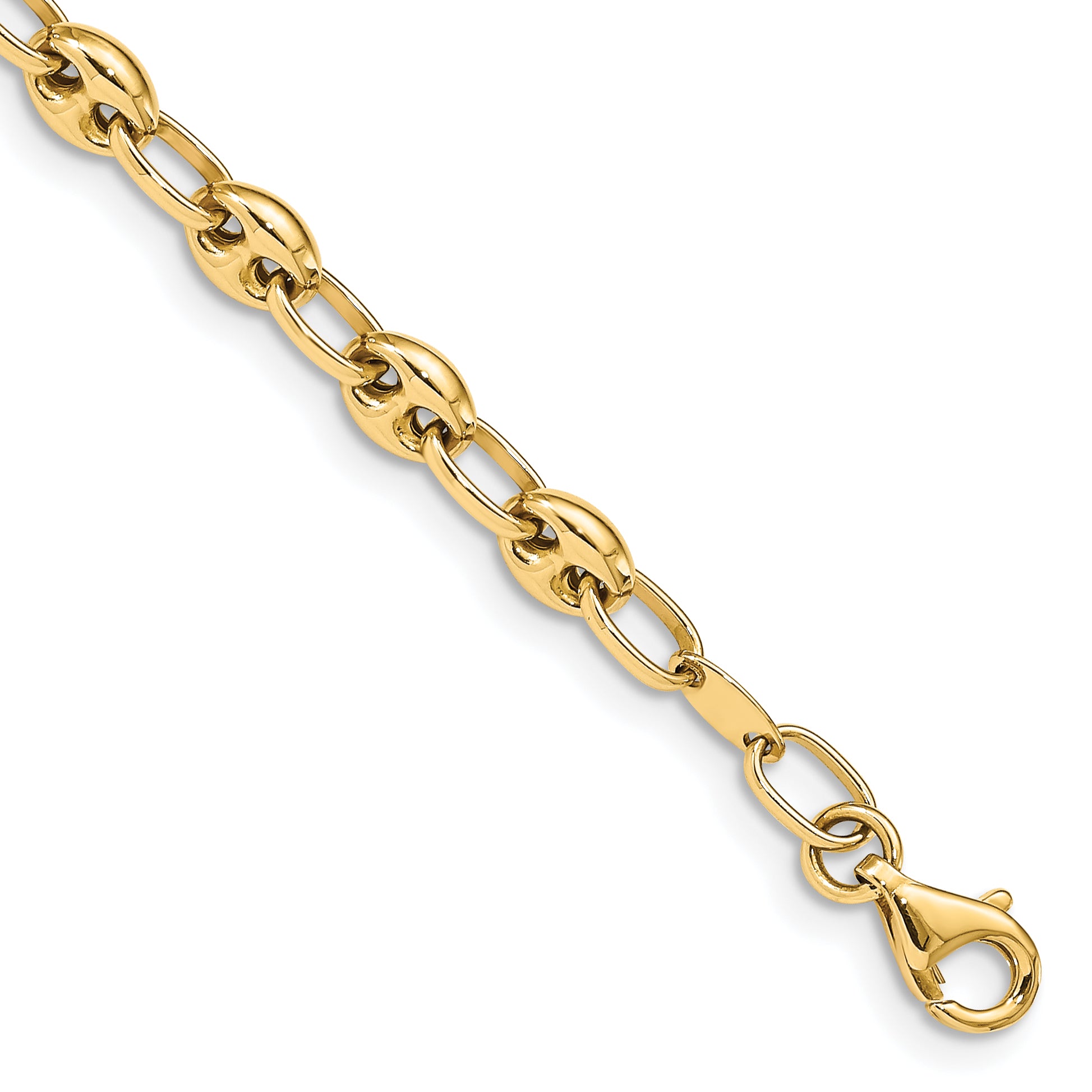 14K Polished Link Bracelet Main image