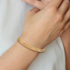 Graduated Mesh Stretch Bracelet in 14K Yellow Gold
