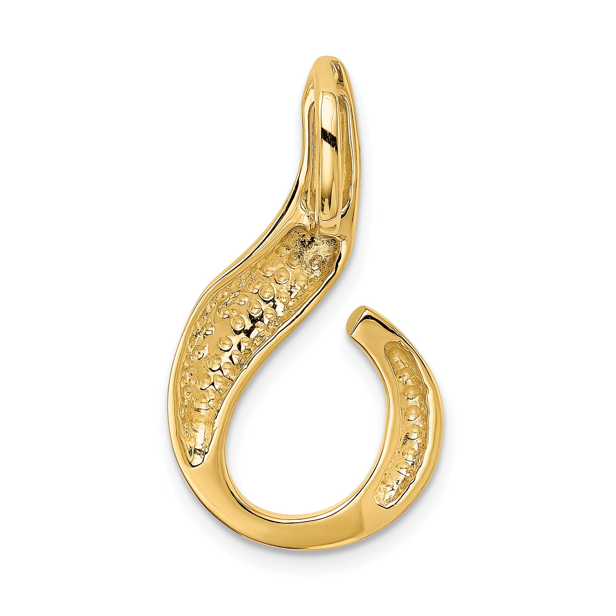 14K Fits up to 6mm Regular and Fancy Omega Slide
