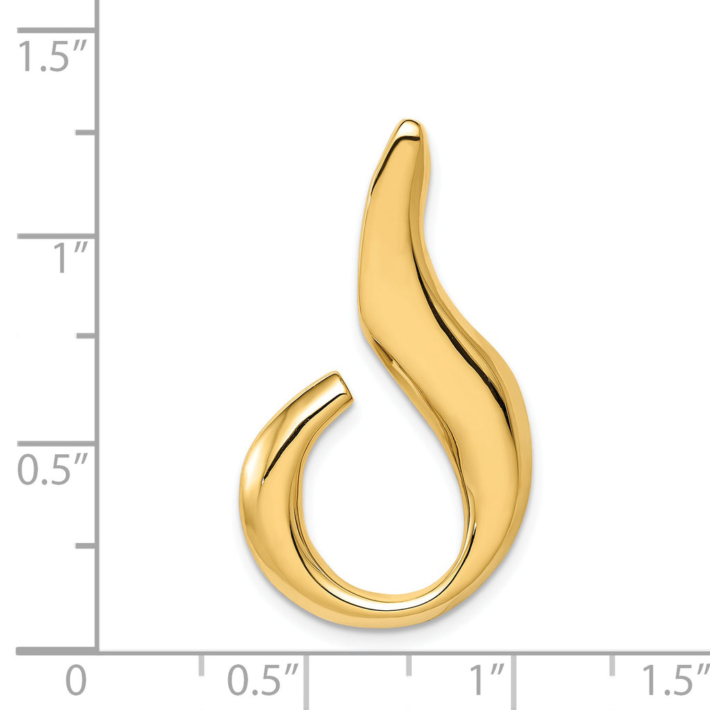 14K Fits up to 6mm Regular and Fancy Omega Slide