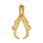 14K Fits up to 6mm Reg, 8mm Fancy Omega Slide