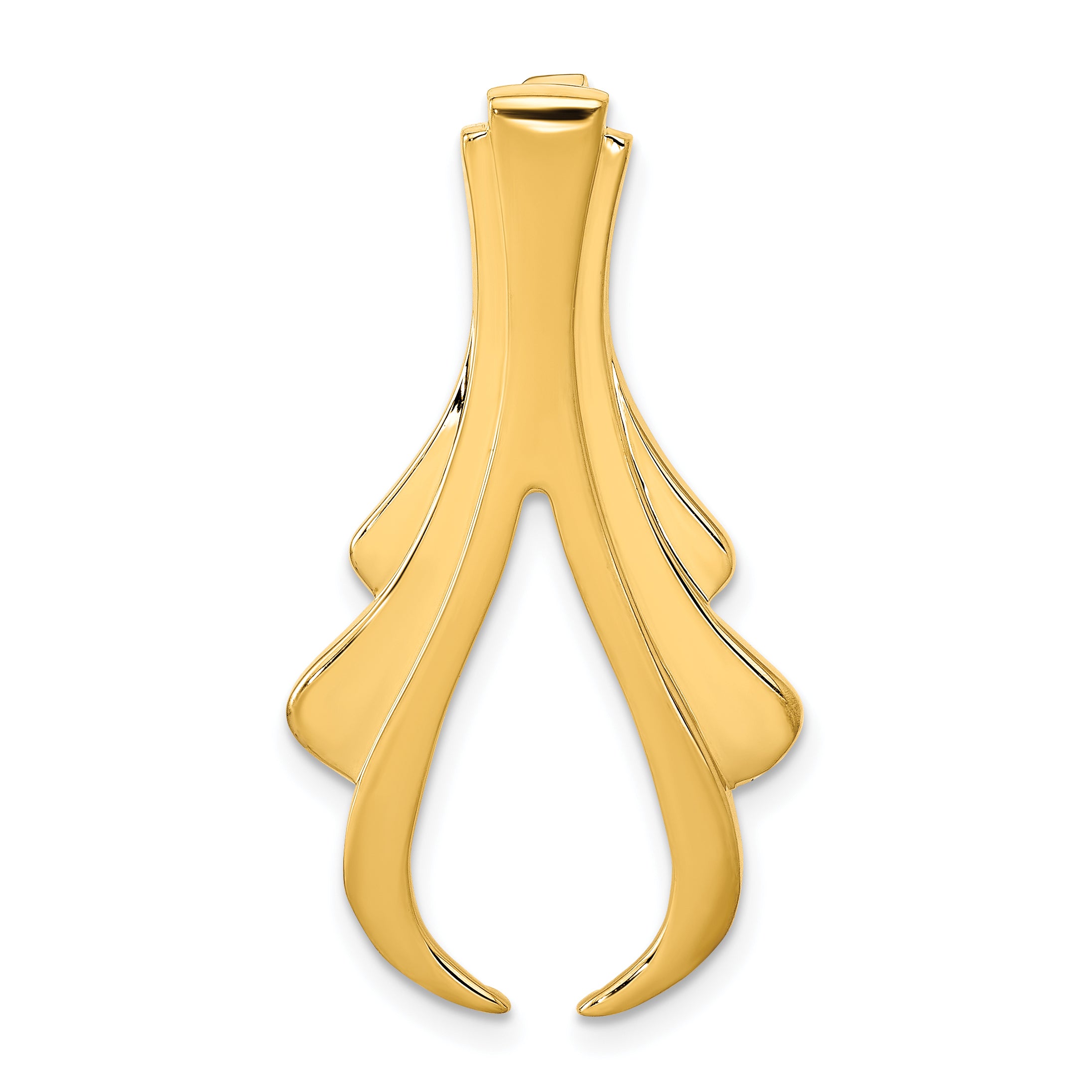 14k Fits up to 6mm Reg, 8mm Fancy Omega Slide Main image