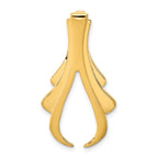 14k Fits up to 6mm Reg, 8mm Fancy Omega Slide