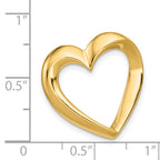 14K Heart Slide