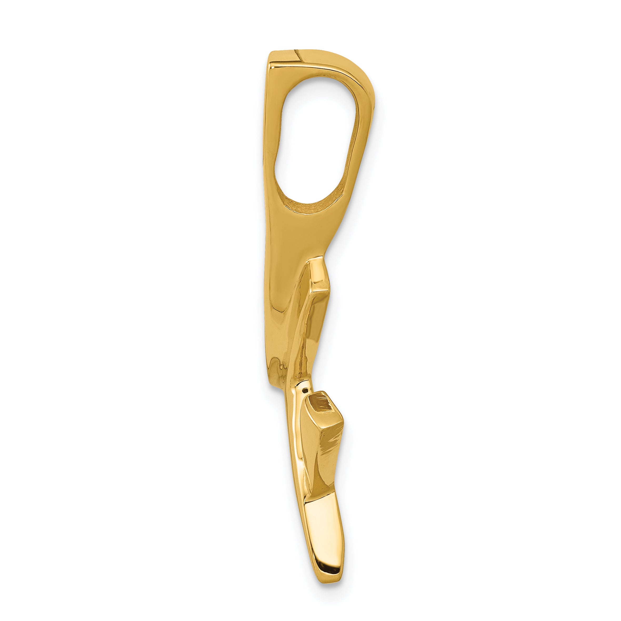 14K Fancy Polished Slide Secondary image