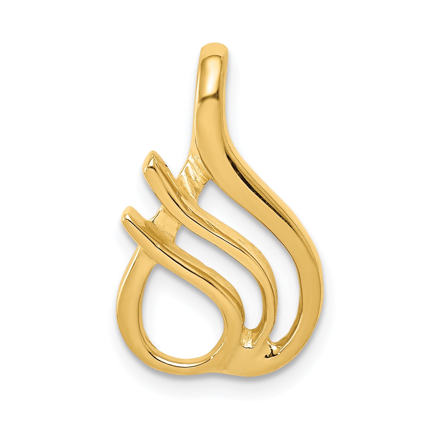 14k Fits up to 2mm Regular, 4mm Fancy Reversible Omega Slide Main image