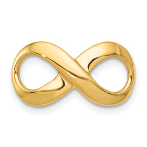 Infinity Slide Pendant in 14K Yellow Gold, 11mm - Sophia Jewelers