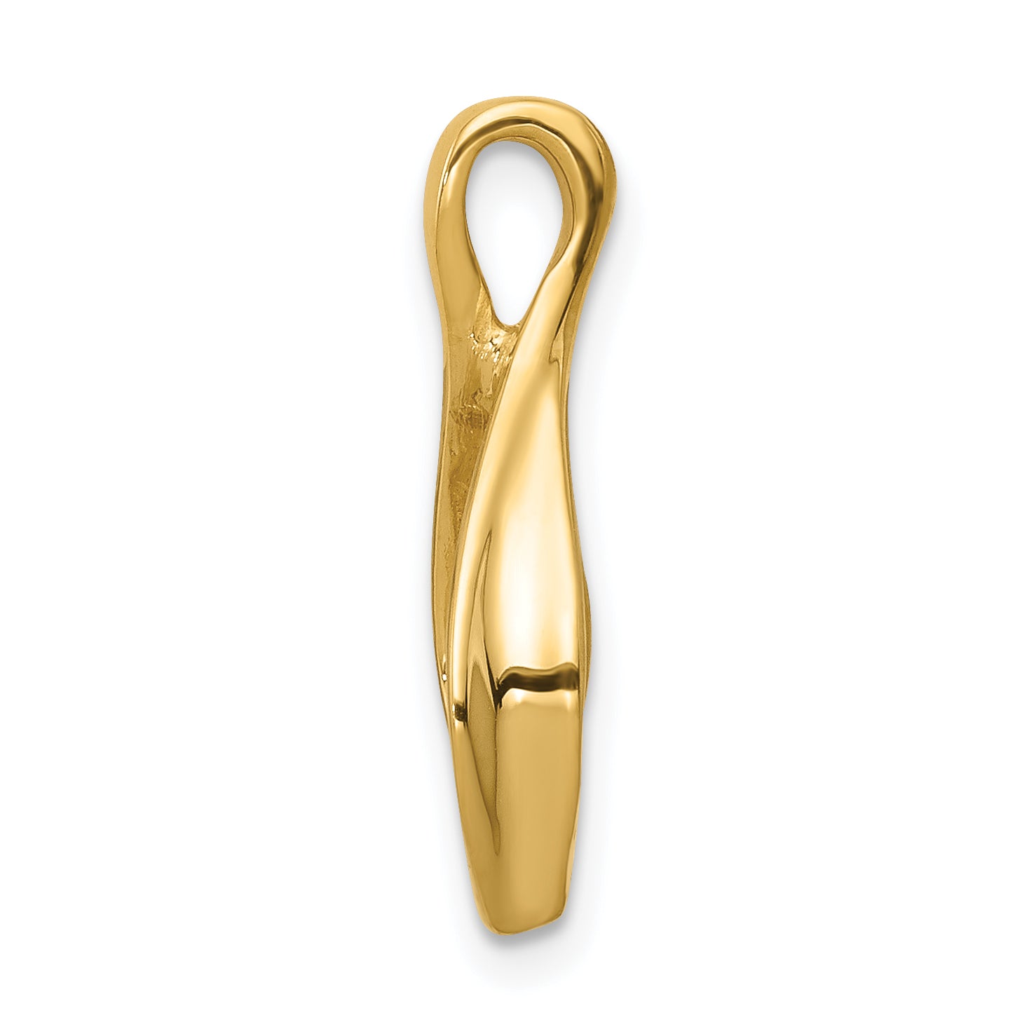 14K Chain Slide Omega Slide Secondary image