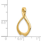 14K Fits up to 2mm Omega, 4mm Reversible, Omega Slide