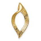14K Fits up to 8mm Regular, 10mm Fancy Reversible Omega Slide