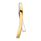 14K Two-tone Contemporary Slide
