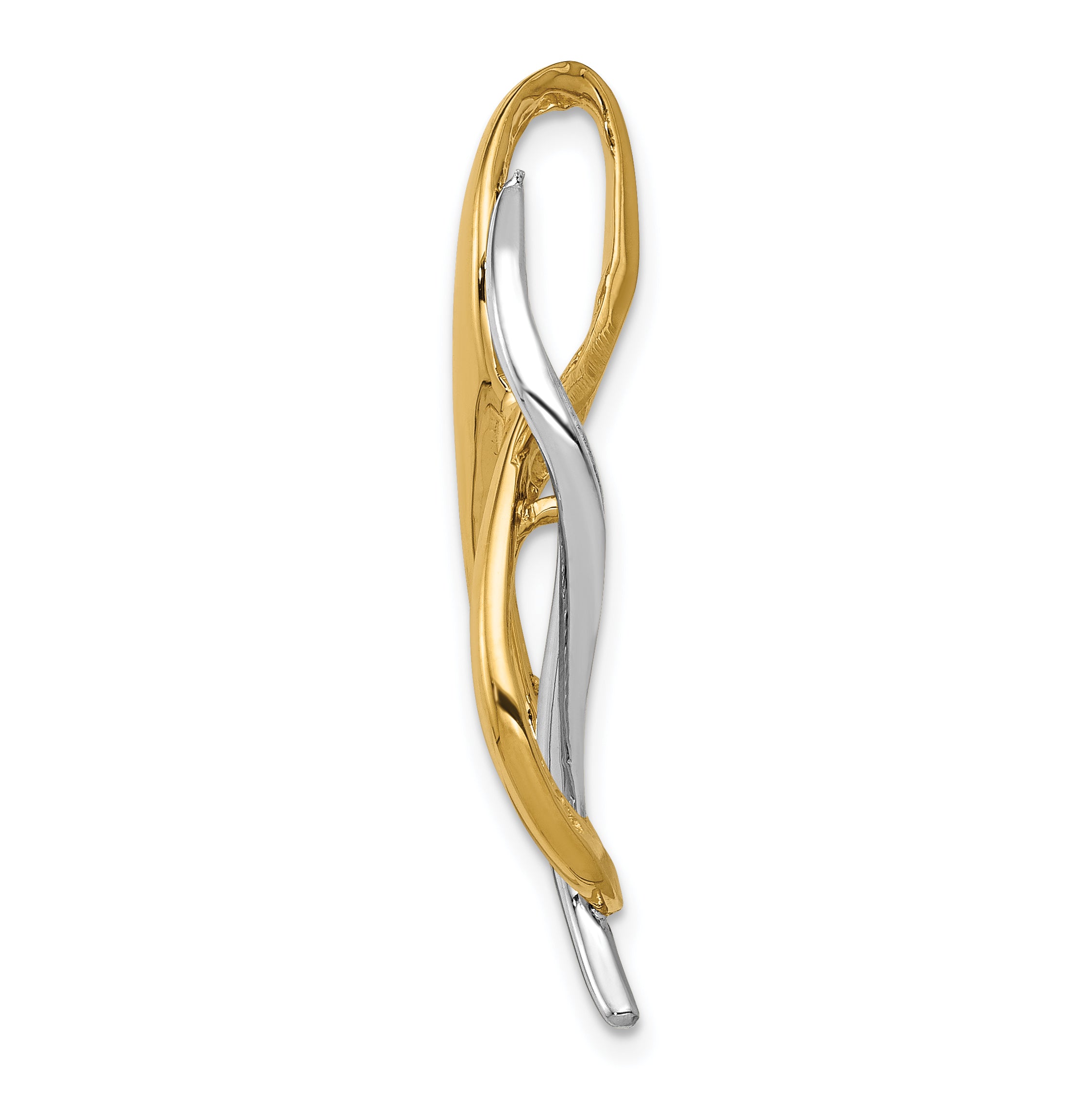 14K Two-Tone Slide Secondary image