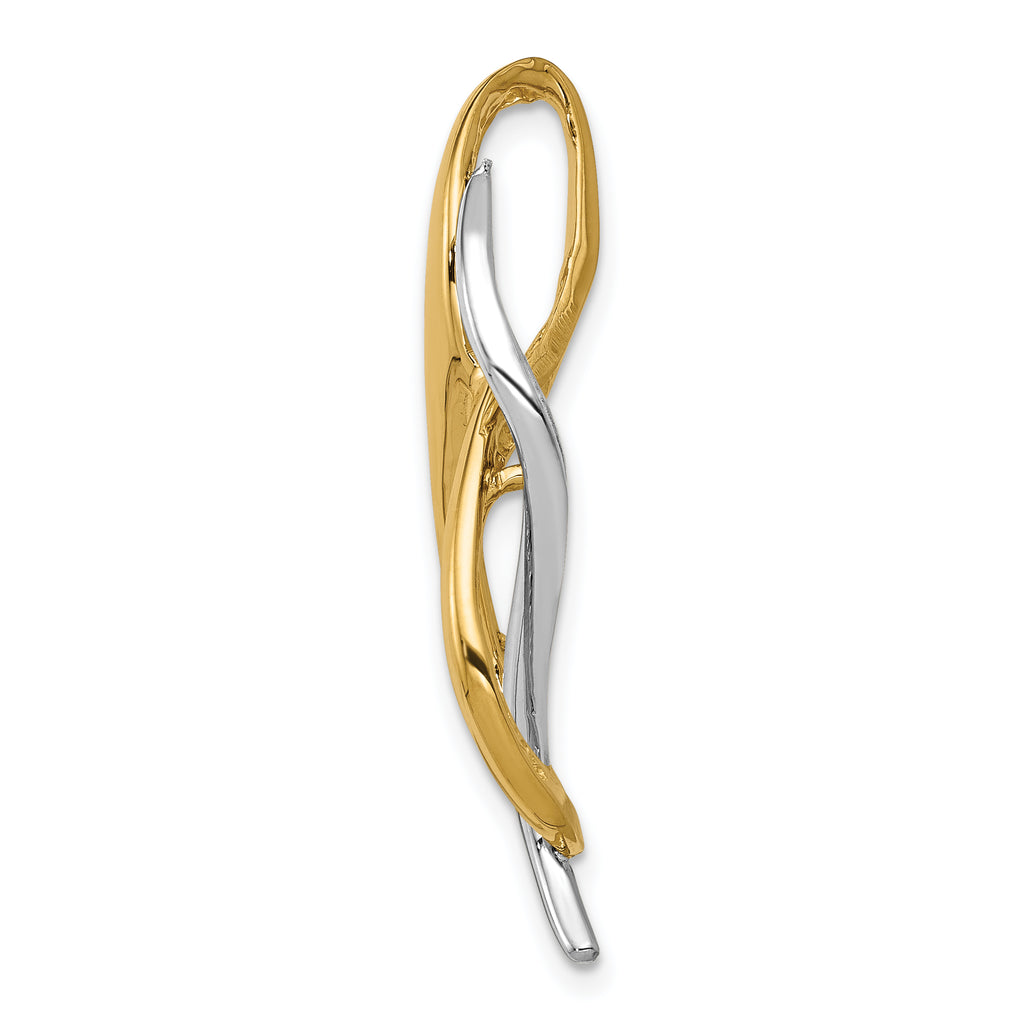 14K Two-Tone Slide