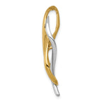 14K Two-Tone Slide