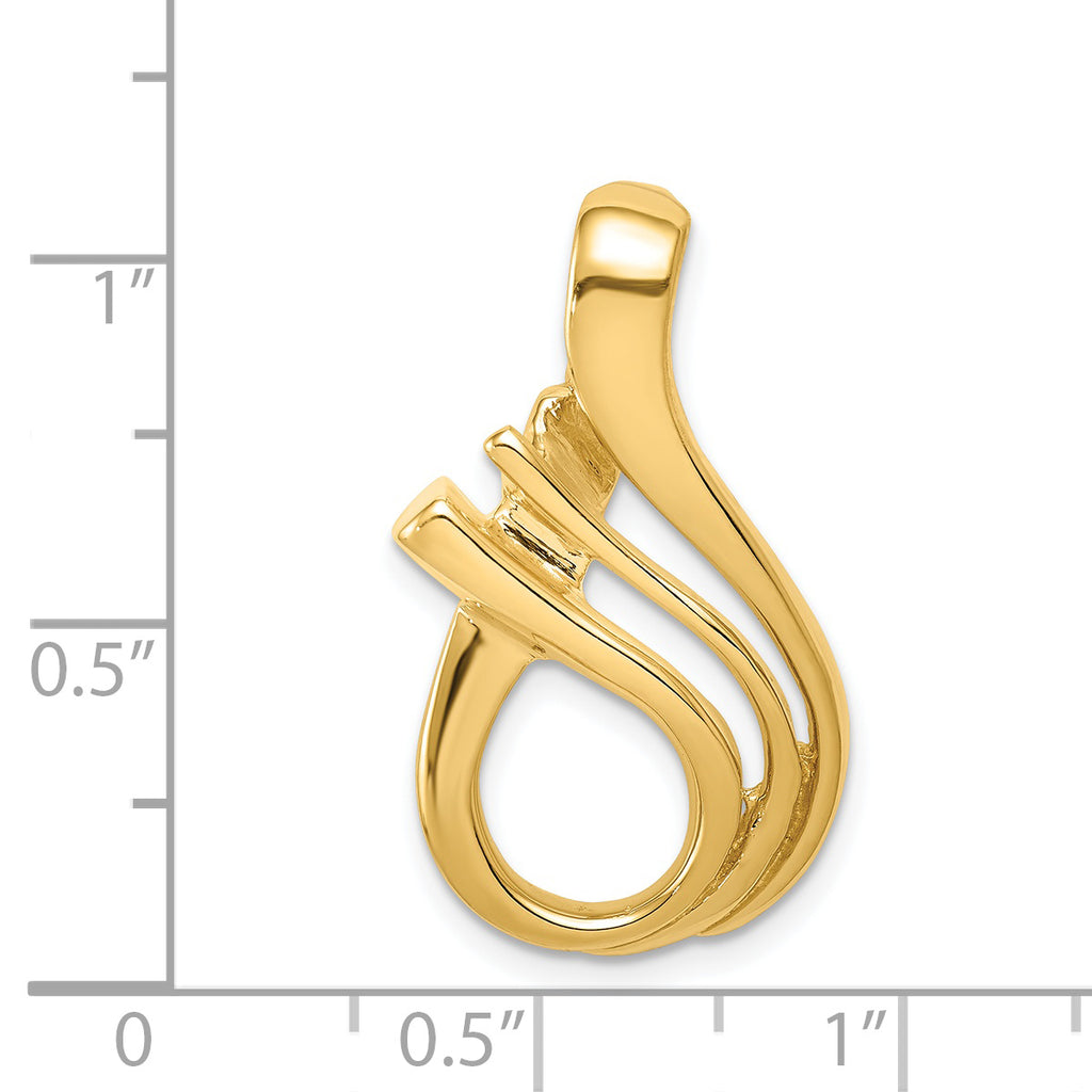 14K Fits up to 5mm Omega, 6mm Reversible, Omega Slide