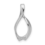 14K White Gold Fits up to 2mm Omega/ 4mm Reversible Omega Slide
