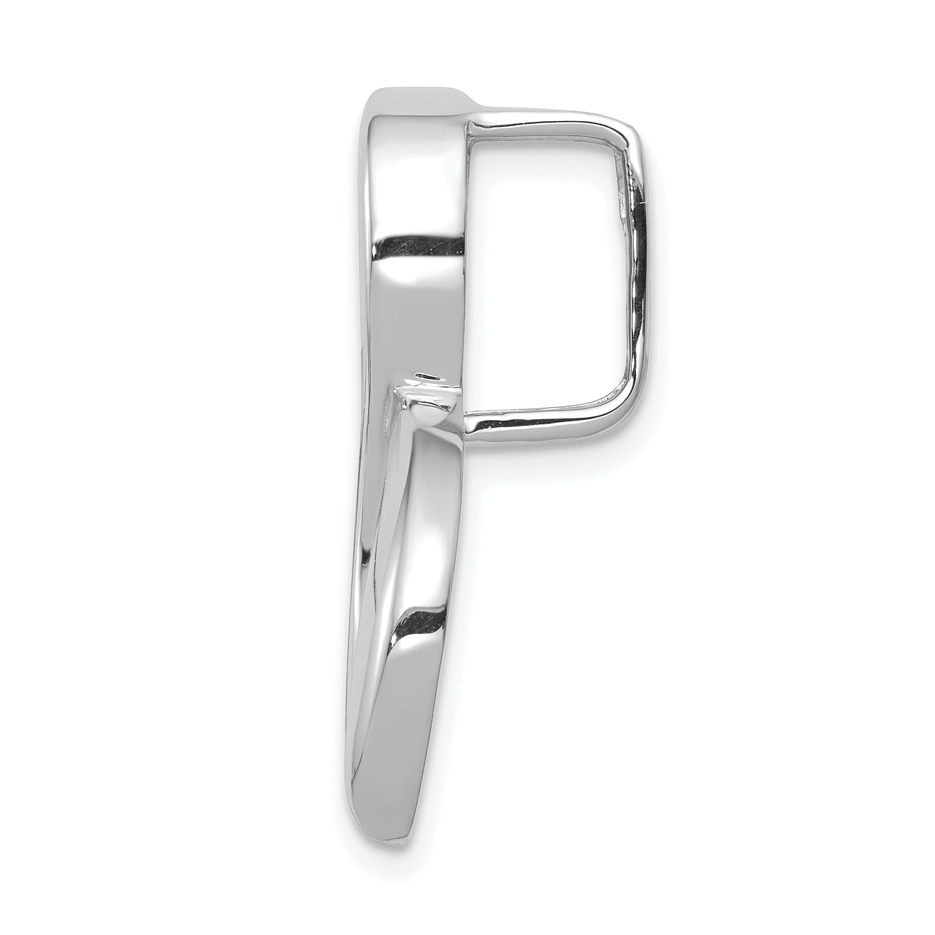 14K White Gold Fits up to 6mm Regular, 8mm Fancy Omega Slide Secondary image