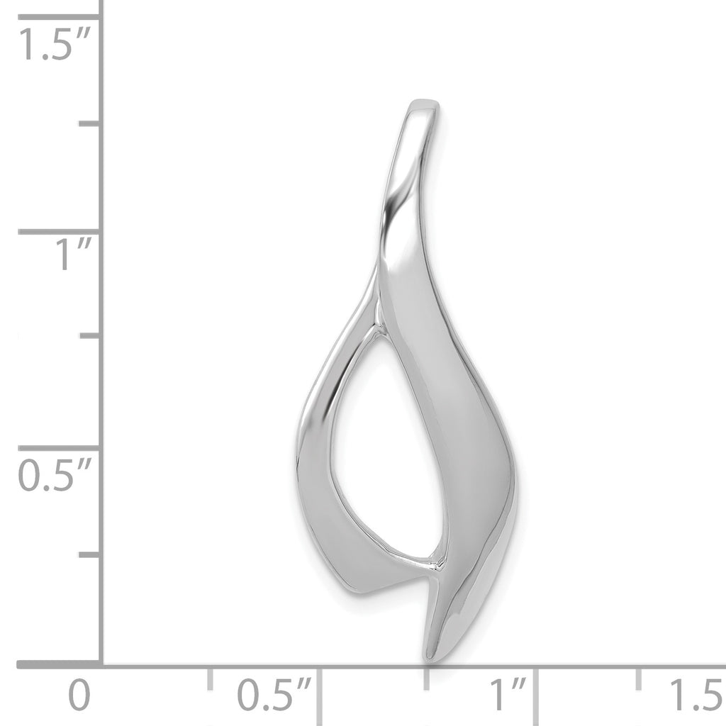 14K White Gold Slide