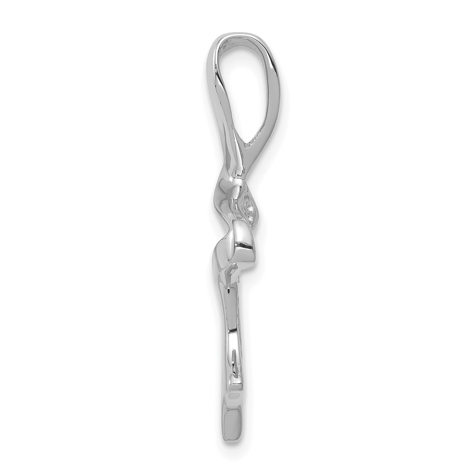 14K White Gold Slide Secondary image