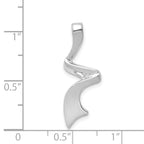 14K White Gold Slide