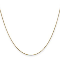 14K Gold Polished Snake Chain Necklace with Lobster Clasp