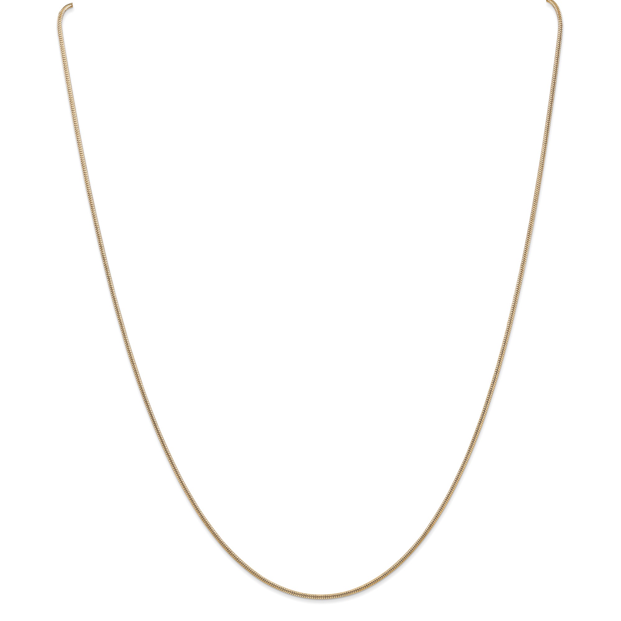 14K 1.2mm Round Snake Chain Main image