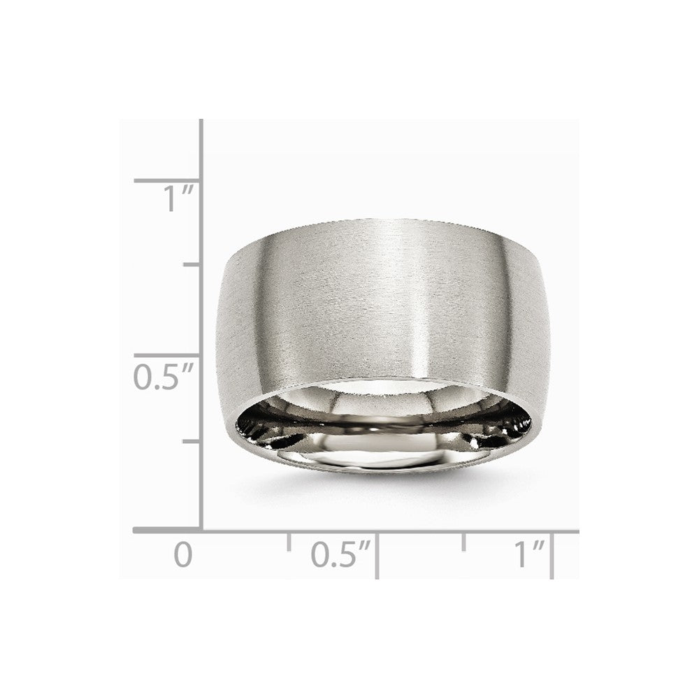 Stainless Steel 12mm Brushed Band