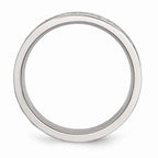 Celtic Laser-Etched Wedding Band in Stainless Steel, 6mm