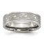 Celtic Laser-Etched Wedding Band in Stainless Steel, 6mm