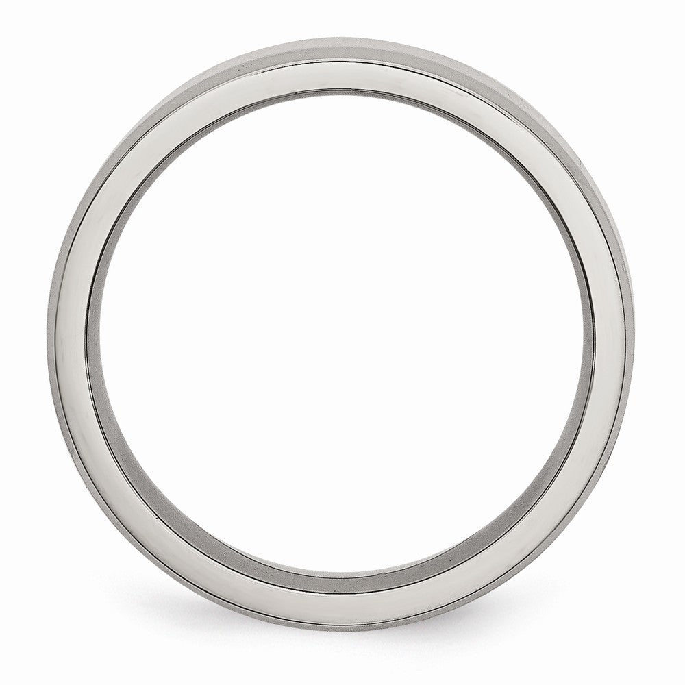 Sophia Jewelers Stainless Steel Comfort Fit Engravable 6mm Wedding Band